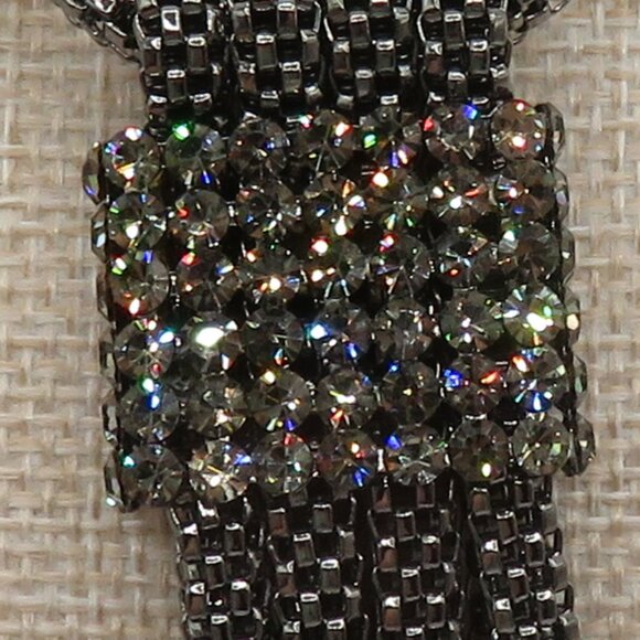 Melania Trump Metallic Black Crystal Necklace - Picture 4 of 10